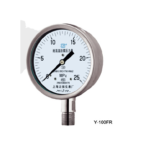 Y-FR系列耐腐耐高温压力表