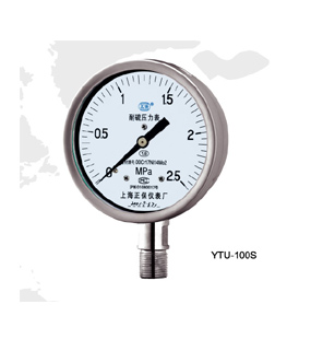 YTU-S系列耐硫压力表