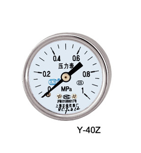 Y-40Z 系列普通轴向压力表