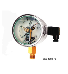 YXC-100B-FZ型耐蚀抗震型磁助电接点压力表