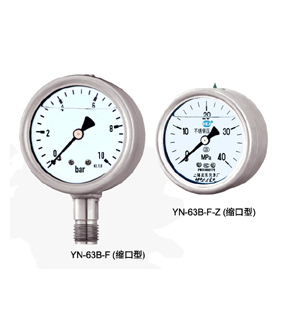 YN-B-F系列全不锈钢耐震压力表